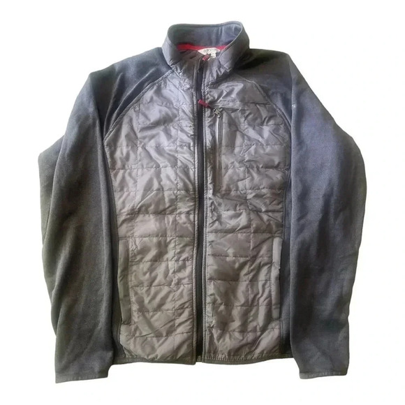 Orvis Mixed Media Packable Lightweight Quilted Jacket Gray - Size L - Picture 1 of 9